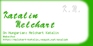 katalin melchart business card